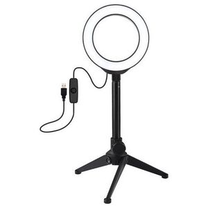 Puluz Ring φωτιστικό LED 12cm, με τρίποδο τραπεζάκι st 13274717 9990000940691