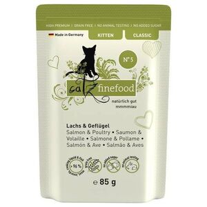Catz Finefood Catz Finefood Karma Dla Kociąt Łosoś Drób 85g