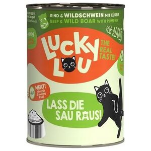 Lucky Lou Lucky Lou Lifestage Adult Wołowina i dzik puszka 400g