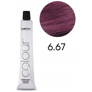 Subrina Professional,  Vibrant Colour, Permanent Hair Dye, 6/67 , 100 ml For Women
