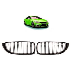 Grill sportowy podwójne żeberka Gloss Black BMW 4 F32 F82 F33 F83 F36 Gran 2013-2021