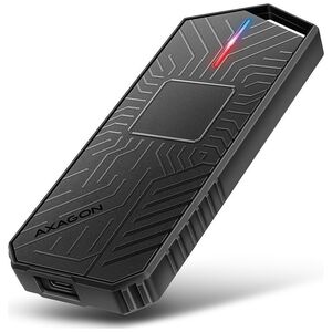 Axagon EEM2-GAM, USB-C 10Gbps - NVMe & SATA SSD GAME M.2 box, bezroubkov Obudowa SSD Czarny