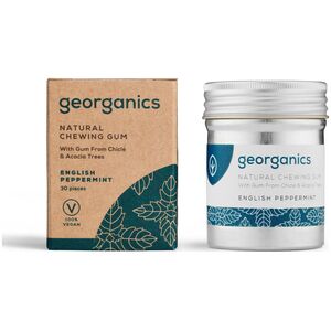 Georganics Georganics Naturalna guma do żucia English Peppermint - 30 sztuk