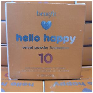 Benefit Benefit, Hello Happy Velvet, Mattifying, Compact Foundation, 10, Dark, 7 g Για γυναίκες 13076735 602004106285