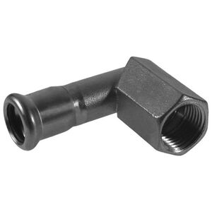 KAN-therm Kolano 90° zaprasowane 22x3/4" gwint wewnętrzny stal nierdzewna - 6190844