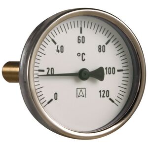 Afriso Termometr bimetaliczny BiTh 100 mm 0 - 120°C tuleja 63mm 1/2" (63812)