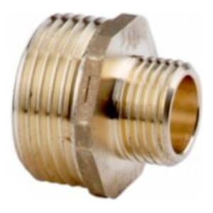 Ferro Nypel mosiężny redukcyjny 2 x 6/4" żółty (N20Z)
