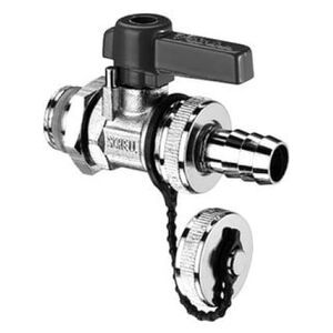 Schell Kurek kulowy spustowo-napełniający z pokrętłem dźwigniowym 1/2" chrom 139940399