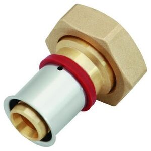 KAN-therm Półśrubunek PRESS LBP z płaskim uszczelnieniem 16mm x 1/2" - K-080250