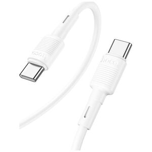 Kabel USB Hoco HOCO kabel Typ C do Typ C PD 3A 60W X83 1 m biały