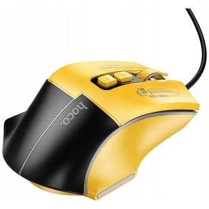 Mysz Hoco HOCO mysz komputerowa gamingowa przewodowa USB A 3600DPI GM31 czarno żółta