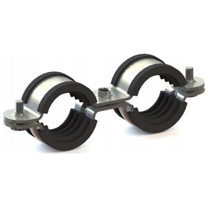 Obejma podwójna UDG z okładziną 3/4 (26-29mm) BK M8 ocynk