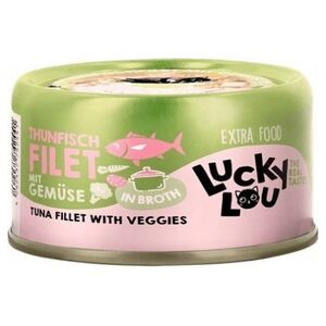Lucky Lou Extrafood Tuńczyk i warzywa w bulionie puszka 70g