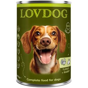 Lovdog Turkey & Rabbit puszka 400g