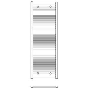 GRZEJNIK łazienkowy B20-S 1511x490 KERMI 545W