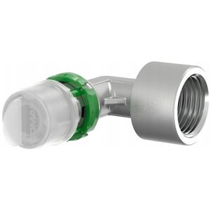 Kolano 90 stopni GW zaprasowywane MultiSkin mosiądz/cynowany 20x1/2