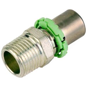 Złączka GZ zaprasowywana MultiSkin mosiądz/ocynk 32x1 7243GW321