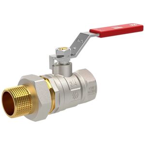 Zawór kulowy prosty półśrubunek 1GW-1 1/4GZ dźwignia Inox SENA VA30