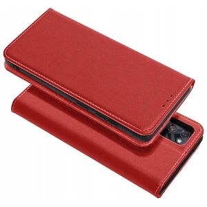 Kabura SMART PRO Book skórzana do XIAOMI Redmi NOTE 14 5G bordowy