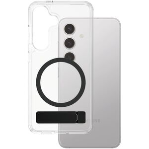 Etui CARE by PanzerGlass Feature Black    Kickstand & QI do Samsung Galaxy S25 przezroczysty