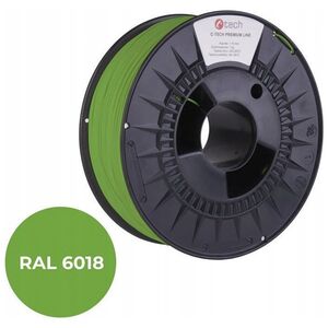 C-Tech Filament 3D C-TECH PREMIUM LINE PETG RAL6018 1,75mm 1kg Yellow green