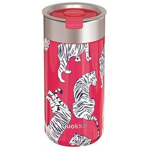 Quokka Quokka Boost Coffee Tumbler - Kubek termiczny ze stali nierdzewnej z zaparzaczem 400 ml (Tigers)
