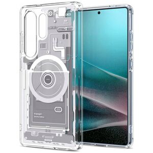 Etui Spigen Ultra Hybrid Mag MagSafe do   Samsung Galaxy S25 Ultra biały