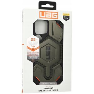 UAG Urban Armor Gear futerał MONARCH PRO z wbudowanym modułem magnetycznym do SAMSUNG S25 Ultra 5G kevlar element green