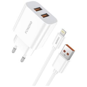 Ładowarka Foneng Ładowarka dual USB Foneng EU45 iPhone