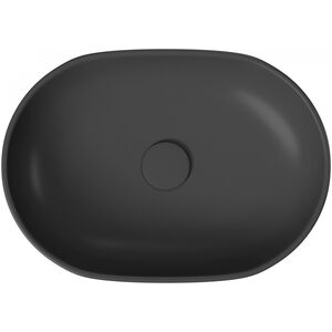 Umywalka Cersanit nablatowa Moduo 45 owalna Antracyt mat (K116-107)