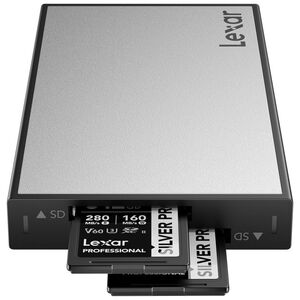 Lexar Lexar Professional Workflow USB 3.2 Gen2 Reader, UHS-II, Υποστήριξη διπλής υποδοχής SD 14218770 843367136162