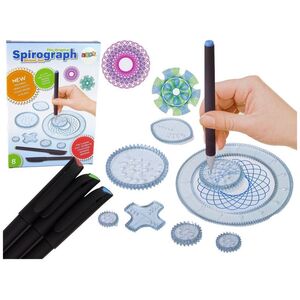 LeanToys Zestaw Edukacyjny Spirograf Pisaki