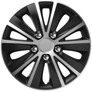 Kołpak Versaco Kołpak rapide nc 15" silver&black (czarno-srebrny) ze śrubami chrom