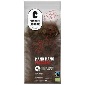 Coffee beans Charles Liegeois Mano Mano Puissant, 250 g