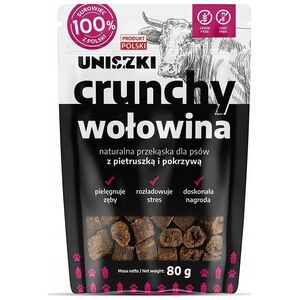 UNISZKI Crunchy wołowina - Pietruszka Pokrzywa 80g