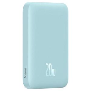 Powerbank Baseus OS-Baseus Magnetic Mini Air Wireless Fast Charge Power Bank 6000mAh 20W Galaxy Blue（With Simple Series Charging Cable Type-C to Type-C (20V/3A) 30cm White)