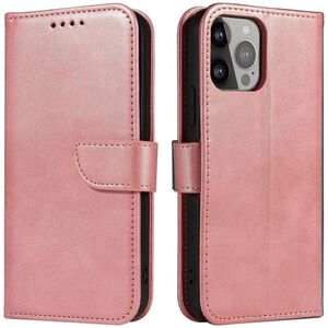 Θήκη μαγνήτης Hurtel για Samsung A55 με καπάκι και πορτοφόλι - ροζ 13804728 9145576284841