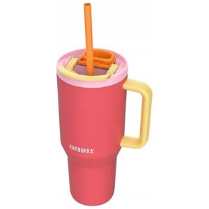 Kubek termiczny z teleskopową słomką Kambukka Rio Tumbler 950ml Pink Papaya