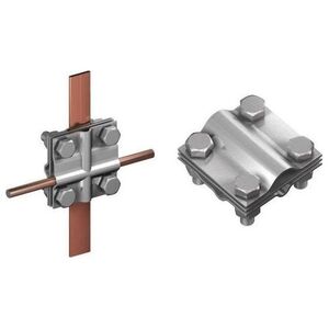 Elko-Bis RST G10395N εγκάρσια βάση 1/2 " 5/8" για συνδέσεις με κάθετα ηλεκτρόδια γείωσης M8, από ανοξείδωτο χάλυβα 13943014 5903624670435