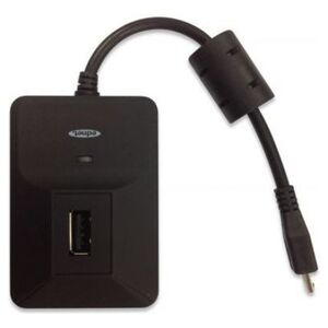 HUB USB Ednet z czytnikiem kart, microUSB 2.0 z funkcją OTG (31516)