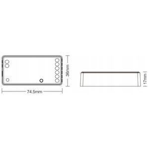 STEROWNIK OŚWIETLENIA LED FUT037Z+ ZigBee, 2.4 GHz 12&nbsp|... 24&nbsp|V DC MiBOXER / Mi-Light
