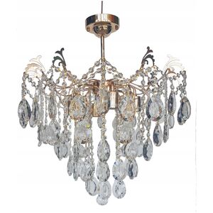 Chandelier VENTI, E27, 4 x 60 W, E1285/4, chrome, o52 cm