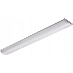 LED luminaire GTV ZEFIR PRO, IP44, 48 W, 4400 lm, 4000 K, white, aluminum housing, 120 cm