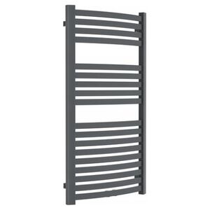 Towel dryer INVENA, 1000 x 540 mm, steel, graphite color.