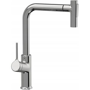Sink mixer INVENA FARSALA, with pull-out spout, chrome color.