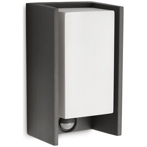 Outdoor wall light PHILIPS BRIDGE, IP44, 1 x E27, max 42 W, with motion sensor, 21.2x11.8 cm