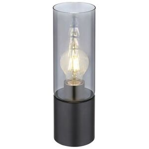 Table lamp GLOBO ANNIKA, 1xE27, 25W, 230V, cable 1.5m, metal, black color, o9x30cm