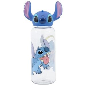Disney Stitch - Butelka 560 ml z zakrętką 3D z kolekcji Flowers