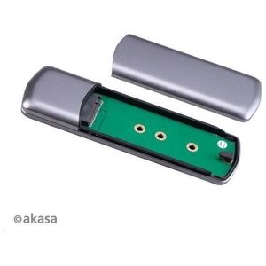 Akasa pocket AKASA εξωτερικό κουτί pro M.2 SATA/NVMe SSD, USB 3.2 Gen 2, 10Gb/s, hliník 13263458 4710679550398