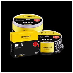 Intenso Intenso Blu-ray 6x Speed ​​​​Cakebox 50 25GB 13308068 4034303033102